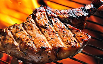 Carnes a la brasa en Salou